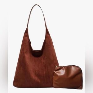 Elegant Brown Women's Bag Set